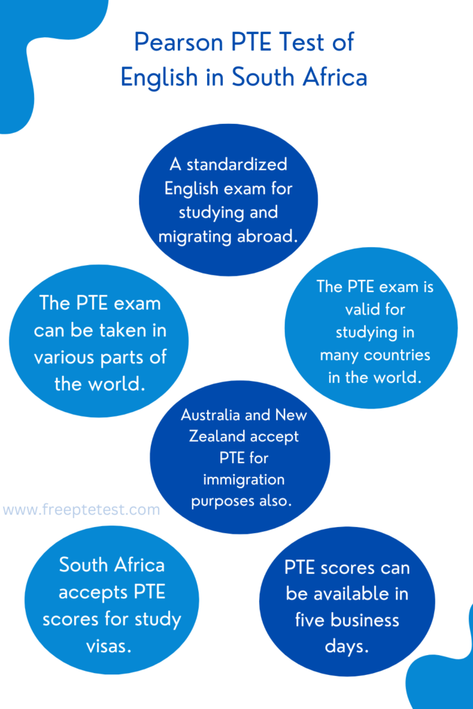 Pearson PTE Test of English in South Africa