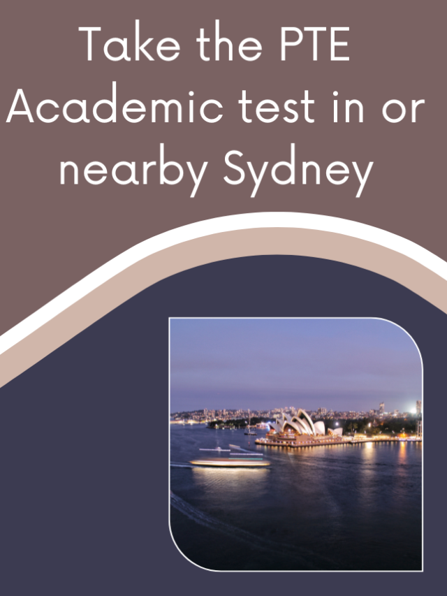 Read more about the article Take the PTE Academic test in or nearby Sydney