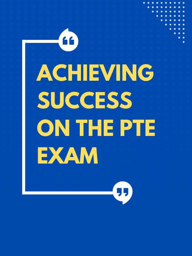 Read more about the article Achieving Success on the PTE Exam with the PTE Australian Academy
