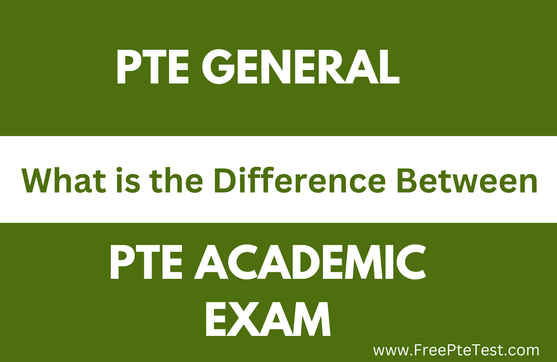 Read more about the article Difference between PTE General and PTE Academic Exam