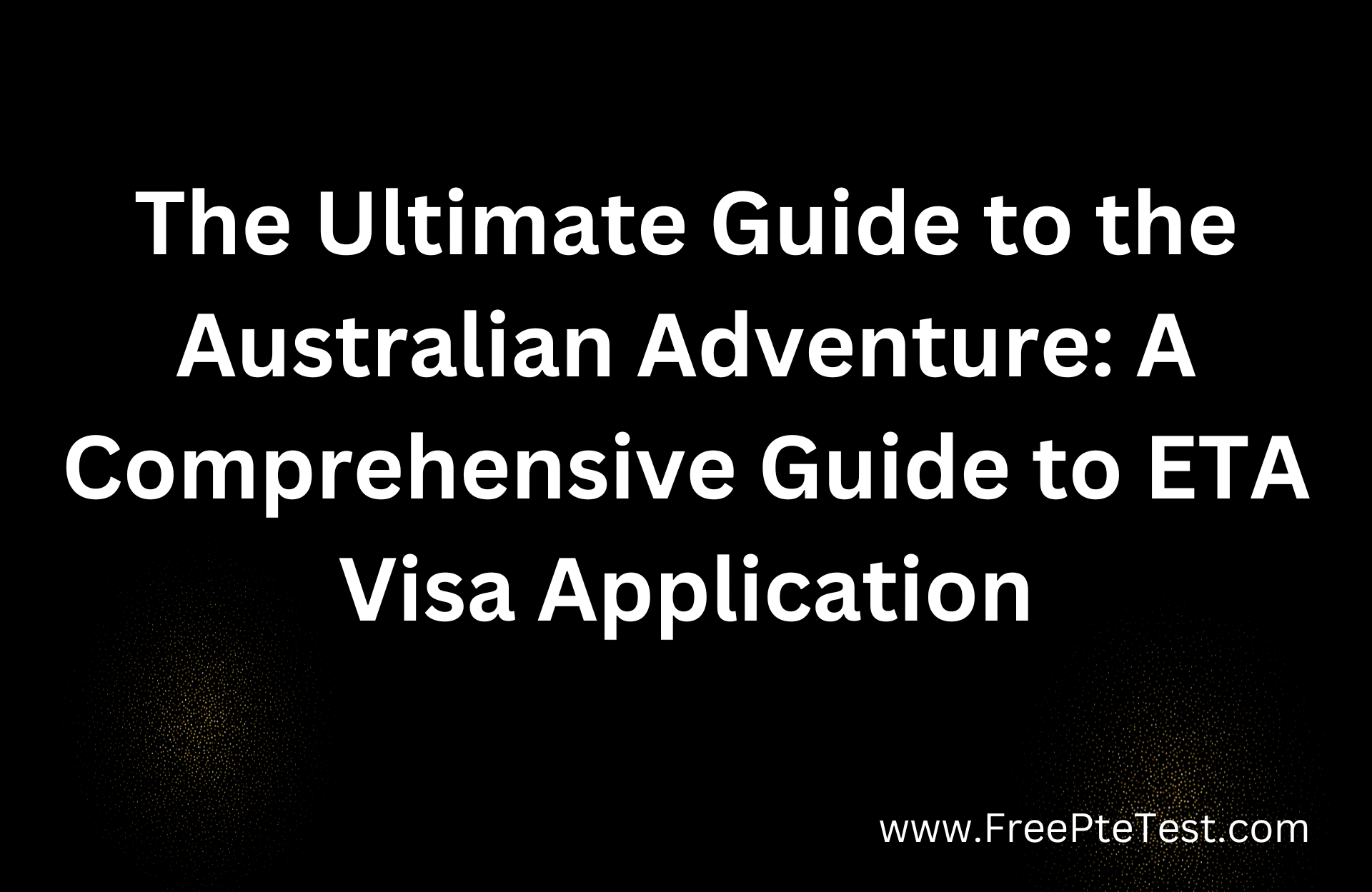 Read more about the article A Comprehensive Guide to ETA Visa Application