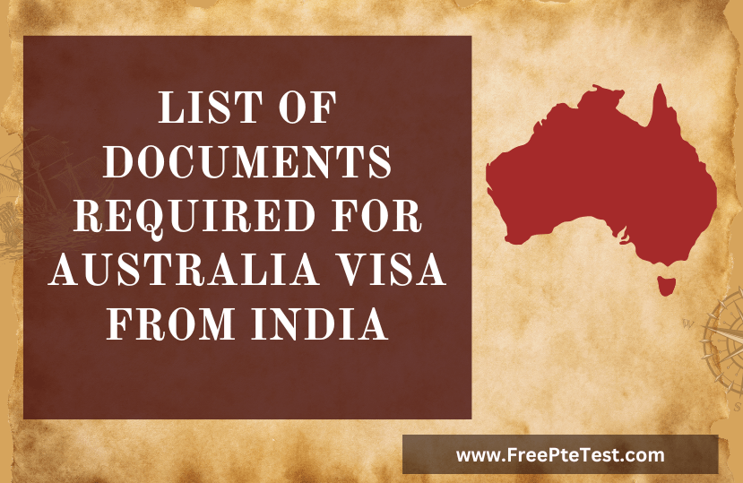 Read more about the article List of Documents Required for Australia Visa from India